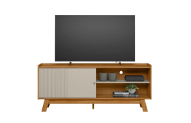 Mesa de TV Aurum 160x66x36 cm Natural_Blanco Modelo Aurum Código 900729